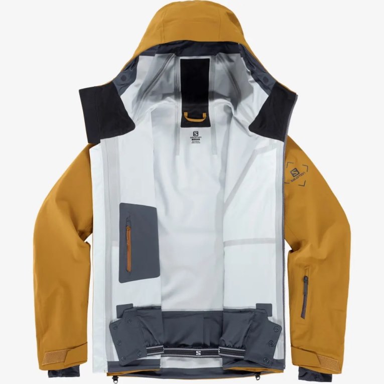 Chaquetas De Esquí Salomon Outlaw 3L Shell Hombre Amarillos | MX ADCH210